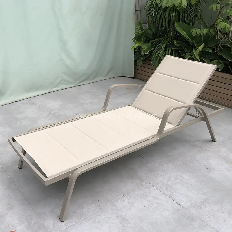 Duurzame buitenaluminium textileen zonnestond