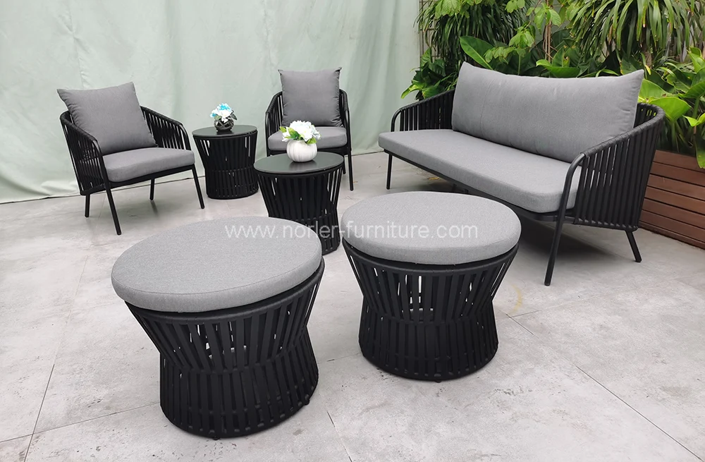 Durable Modern Rope Weaving Outdoor Sofa