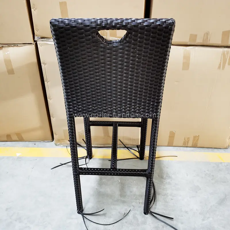 Outdoor Rattan High Bar Table And Chairs Set