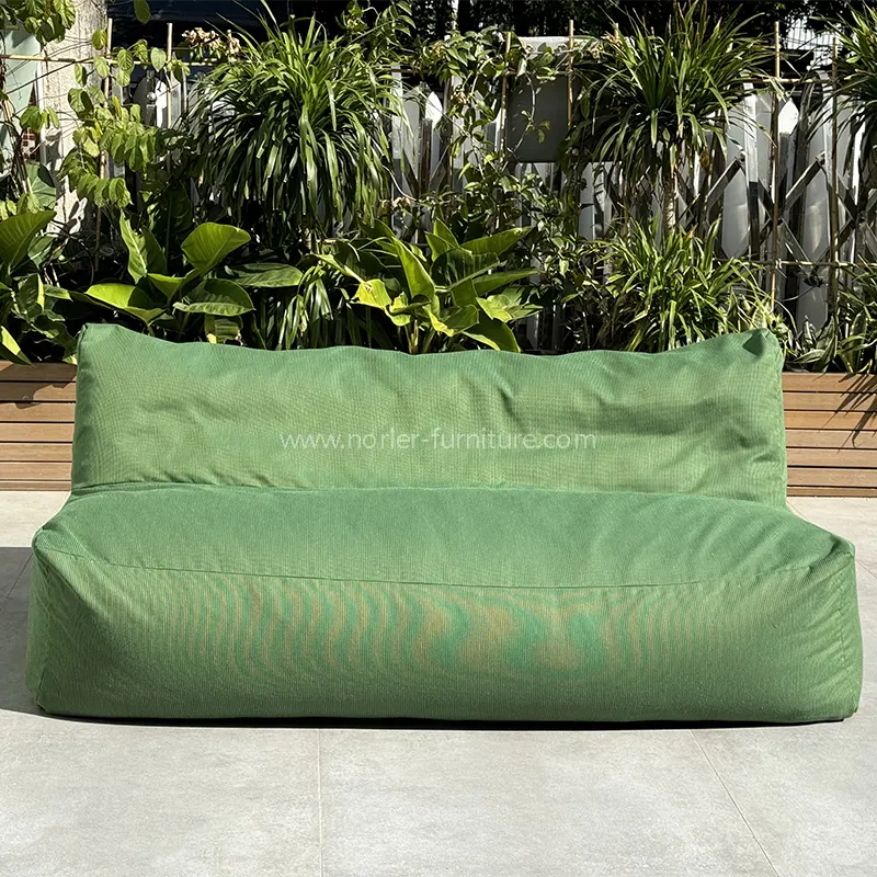 Outdoor Waterproof Fabric Particle Footstool Sofa