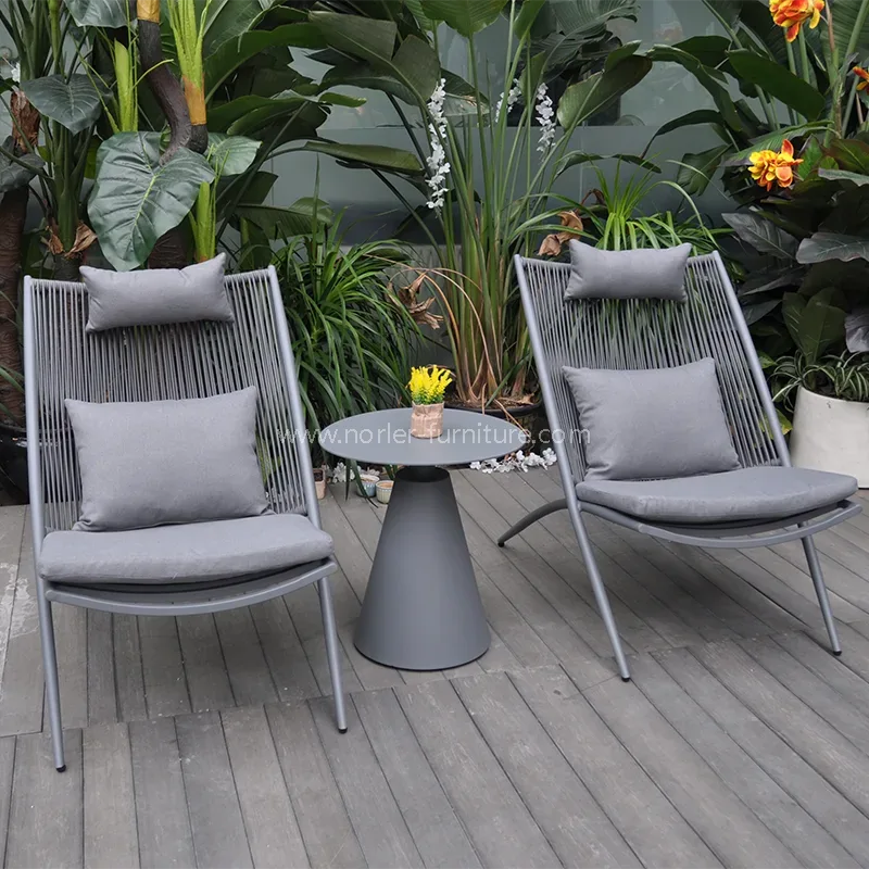 Modern Simple Outdoor Woven Balkon Set