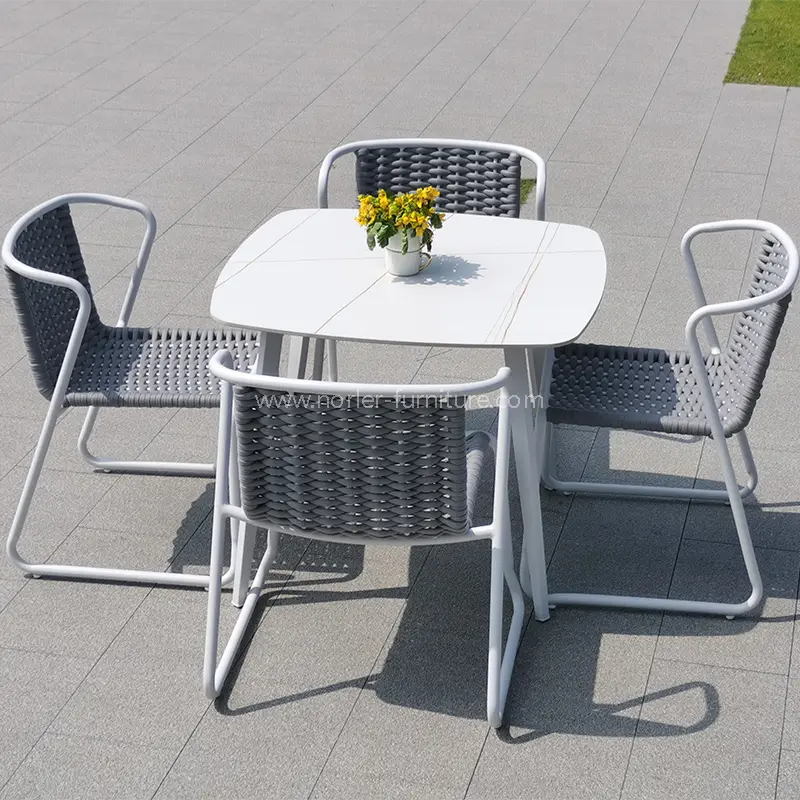 Buitenaluminium frame geweven waterdicht balkonset