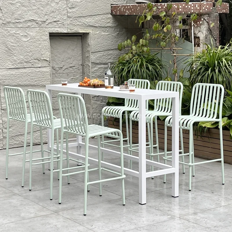Buitentuin balkon vrijetijdsaluminium barstoel