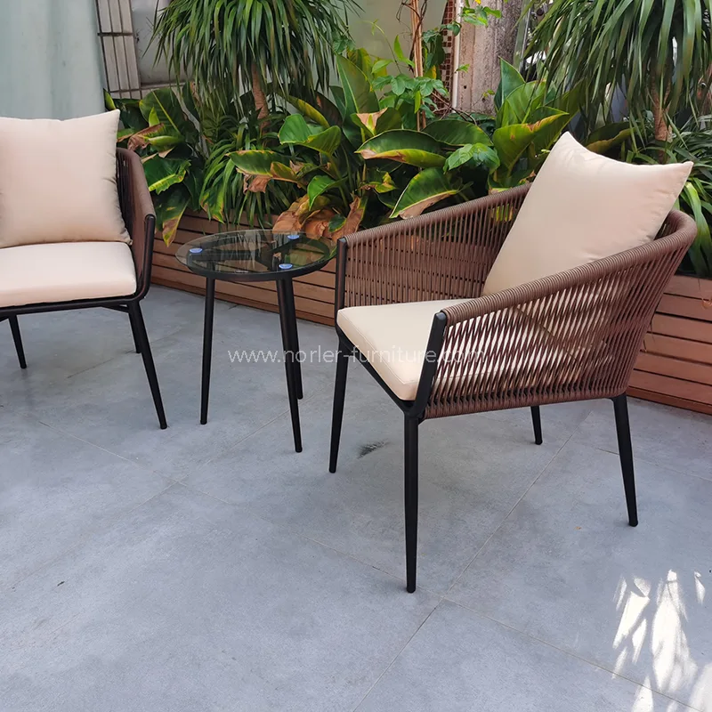 Outdoor weerbestendige binnenplaats aluminium balkon set